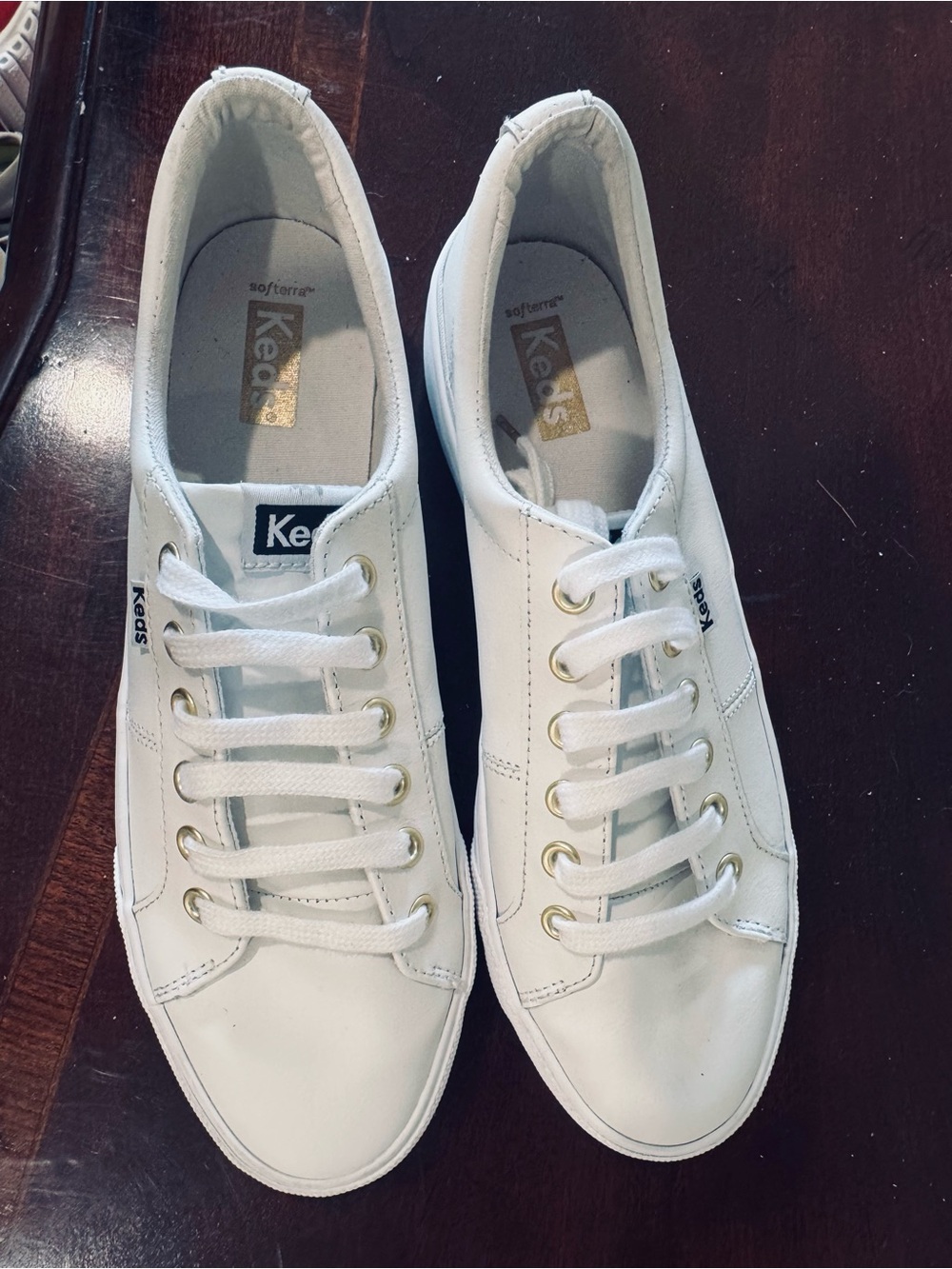 Keds Women's Jump Kick Duo Leather Sneaker Size 9.5